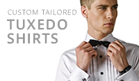 tailor made mens tuxedo shirts and formal shirts